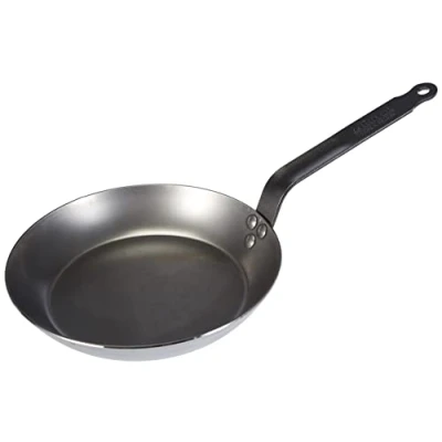 Abbildung von de Buyer Bratpfanne CARBONE PLUS aus Eisenstahl 24 cm 5110.24, Silber