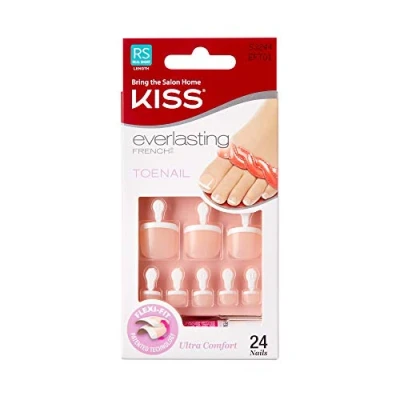Abbildung von Kiss Products Everlasting French Toenail Limitless Kit, 0.07 Pound by