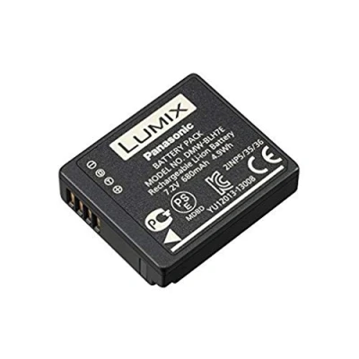 Abbildung von Panasonic DMW BLH7 Batterie Li Ion 680 mAh Schwarz für BTC12; Lumix DMC LX10, LX9; G DC GF10, GF90, GF9W, GX800, GX850, GX880