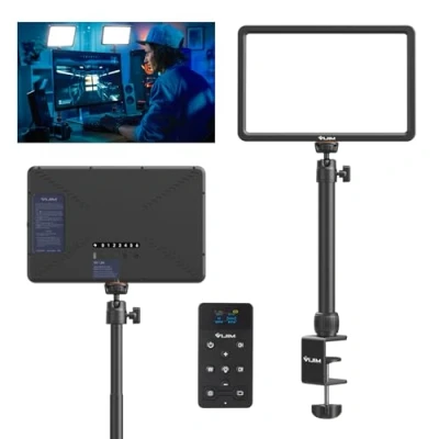 Abbildung von ULANZI K20 Key Light LED Videoleuchte mit Fernbedienung, Professionelles Studio Panel 600 Lumen und 10W, 11&quot; Video Licht Dimmbare 2500K 9000K, für YouTube/Live Streaming