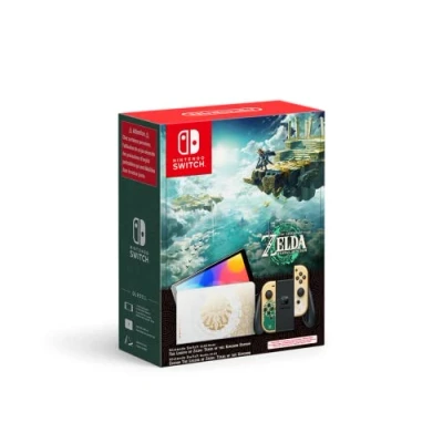 Abbildung von Nintendo Switch Konsole (OLED Modell) the Legend of Zelda: Tears Kingdom Edition [KEIN Spiel enthalten]