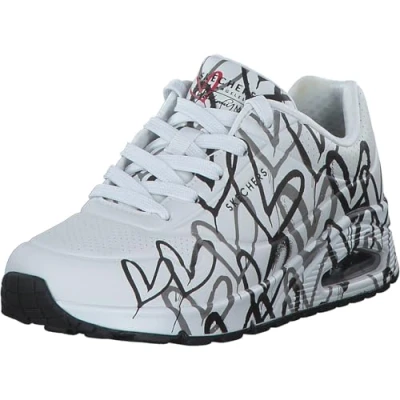Abbildung von Skechers Spread THE LOVE Sneaker low, Damen, Größe: 40, White grey black Schuhe
