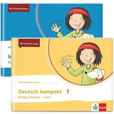 Abbildung von Mathe + Deutsch kompakt 1: 2 Übungshefte im Paket: kompakt, Klasse 1 (Mein Anoki Übungsheft)
