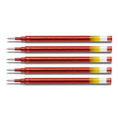 Abbildung von Pilot Gelschreiber G2 07 Mine 5er Set rot