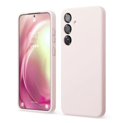Abbildung von elago Kompatibel mit Samsung Galaxy S25 Plus Hülle, Flüssige Silikonhülle, Vollständige Schutzabdeckung, Stoßfest, Schlanke Handyhülle, Kratzfeste Weiche Mikrofaser Auskleidung, 6,7 Zoll (Lovely Rosa)