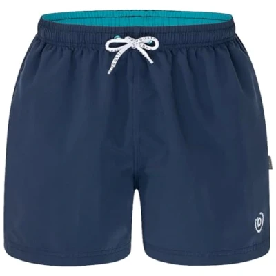 Abbildung von bugatti® Herren Badeshort in Marine blau (Bund Innen türkis), Größe XXXXL 4XL