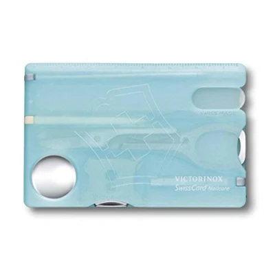 Abbildung von Victorinox Multitool Karte, Swiss Card Nailcare, Taschenmesser, in Kreditkartenformat, 13 Funktionen, Nagelfeile, Schere