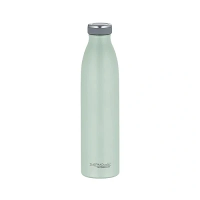 Abbildung von THERMOcafé by THERMOS TC BOTTLE pastell mint grün matt 0,75l, Isolierflasche aus Edelstahl, kohlensäurefest, 12h heiß 24h kalt, Auslaufsicher, für Schule, Unterwegs &amp; Büro