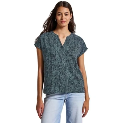 Abbildung von Street One Bluse, Damen, Größe: 46, Blau