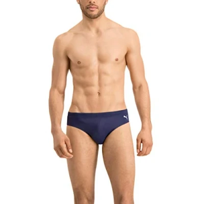 Abbildung von PUMA Herren Brief Badebekleidung, Navy, L EU