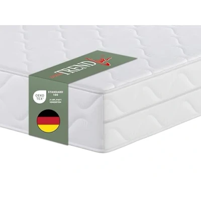 Abbildung von Badenia Trendline BT 100 2 in 1 Duo orthopädische 7 Zonen Komfortmatratze, Härtegrad und 3, x 200 cm, Öko Tex zertifiziert, produziert nach deutschem Qualitätsstandard