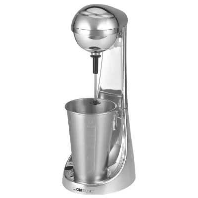 Abbildung von Clatronic® Barmixer u. Milchaufschäumer Smoothie Maker 650ml Edelstahlbehälter praktischer Becherhalter Mixer 2 Geschwindigkeitsstufen kraftvoller 65 Watt Motor Chromdesgin BM 3472