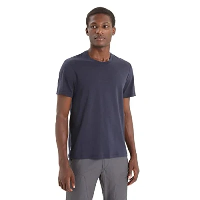 Abbildung von Icebreaker Central Classic Tshirt basic, Herren, Größe: Large, Midnight navy