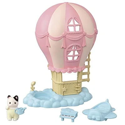 Abbildung von Sylvanian Families 5527 Baby Ballon Spielhaus mit Figur Puppenhaus Spielset