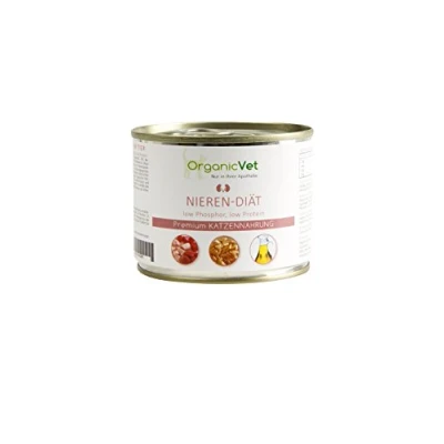 Abbildung von OrganicVet Katze Nassfutter Veterinary Nieren Diät, 6er Pack (6 x 200 g)