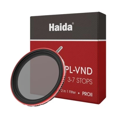 Abbildung von Haida Pro II CPL VND 2 1 Filter 72 mm, Zirkularpolfilter und Variabler ND in einem
