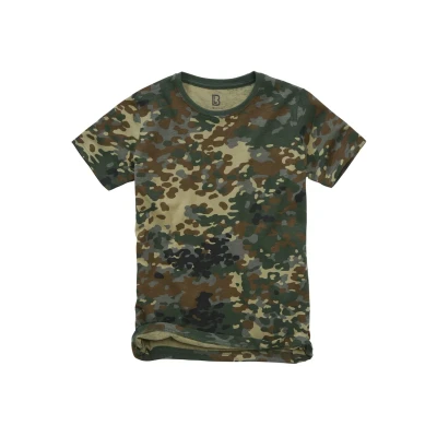 Abbildung von Brandit Tshirt print für Kinder, Größe: 170/176, Flecktarn