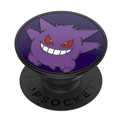Abbildung von PopSockets: PopGrip Ausziehbarer Sockel und Griff mit einem Austauschbarem Top für Smartphones Tablets Pokémon Glow in the Dark Gengar Enamel