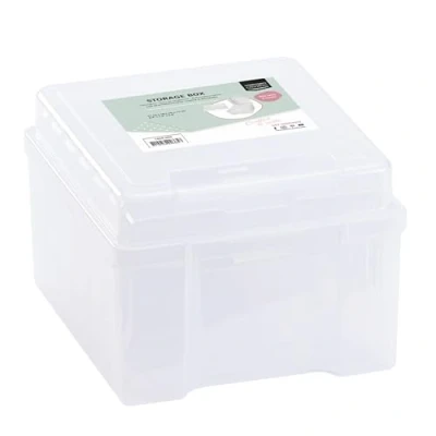 Abbildung von Vaessen Creative Staubox, Aufbewahrungsbox, Sortierbox mit 16 Boxen, Ordnungssystem, Transparent f�r Bastelutensilien, Bastelwerkzeuge Aufbewahrung Schmuck Und Spielzeug