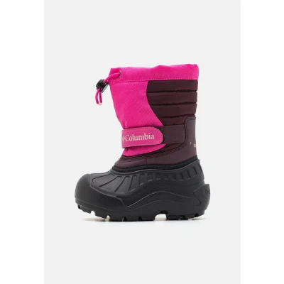 Abbildung von Columbia Childrens Powderbug Unisex Snowboardschuh für Kinder, Größe: 26 2/3, Pink ice/moon Schuhe