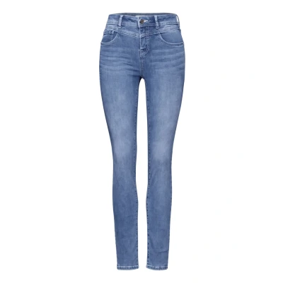 Abbildung von Street One Damen A378133 Jeans im Slim Fit, Light Blue Wash, 30W / 28L