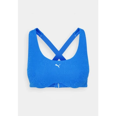 Abbildung von Puma SWIM Women Scoop Bikinitop, Damen, Größe: Large, Vivid blue