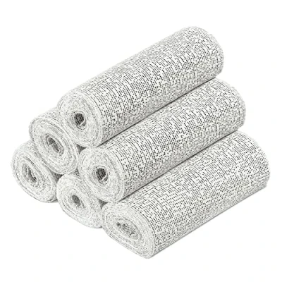 Abbildung von Navaris Gipsbinden 6er Set zum Babybauch bemalen 6x Gips Abdruck Binden 15 cm x 300 für Schwangerschaftsbauch Verband Gipsabdruck Basteln schnelltrocknend