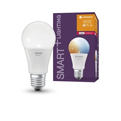 Abbildung von LEDVANCE Smart+ Lampe mit ZigBee Technologie, 9W, A60, matt, Sockel E27, Lichtfarbe Tunable White, 806lm, 4er Pack