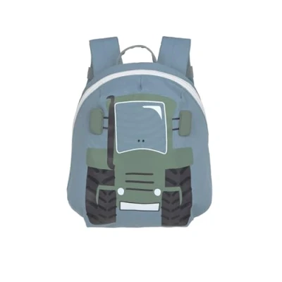 Abbildung von LÄSSIG Kleiner Kinderrucksack für Kita Kindertasche Krippenrucksack mit Brustgurt, 20 x 9.5 24 cm, 3,5 L/Tiny Backpack Tractor