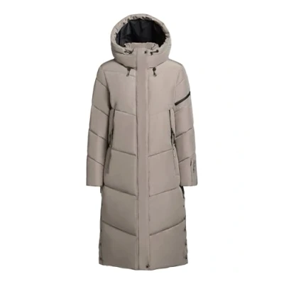 Abbildung von khujo Damen Wintermantel Sonje 6 Steppmantel Winterjacke (DE/NL/SE/PL, Alphanumerisch, M, Regular, Greige)