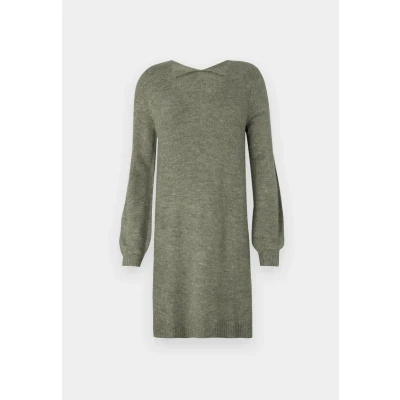 Abbildung von JDY Jdyelanora V NECK Dress Strickkleid, Damen, Größe: Large, Kalamata