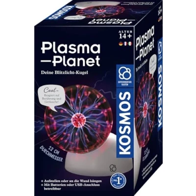 Abbildung von KOSMOS 676896 Plasma Planet, 12 cm Plasmakugel mit Sound Sensor, Experimentierkasten für Kinder ab 8 Jahre zum Thema Physik