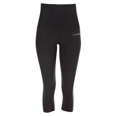Abbildung von Winshape HWL202 Schwarz HIGH Waist 3/4 Sporthose Sporthose, Damen, Größe: XXL, Black
