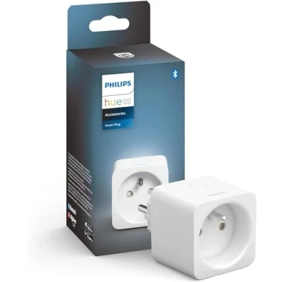Abbildung von Philips Hue Smart Plug, prise connectée, fonctionne avec Alexa, Google Assistant et Apple Homekit