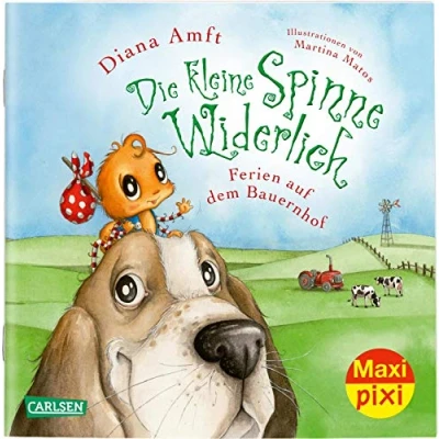 Abbildung von Maxi Pixi 313: Die kleine Spinne Widerlich: Ferien auf dem Bauernhof (313)