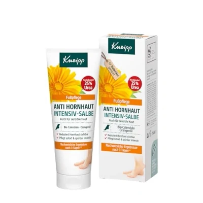 Abbildung von Kneipp Anti Hornhaut Intensiv Salbe, Reduziere effektiv, tiefenwirksam und langanhaltend, Intensive Feuchtigkeit für eine spürbar weiche Haut, 75ml