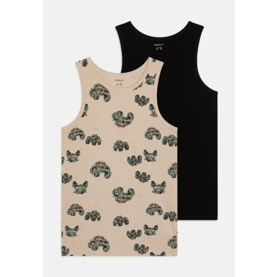Abbildung von Name it Nkmtank Monster Truck 2 PACK Unterhemd/shirt für Kinder, Größe: 116, Peyote