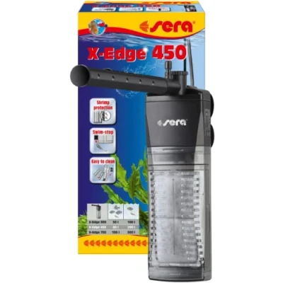 Abbildung von sera X Edge 450 leistungsstarker &amp; energieeffizienter Eckfilter BZW. Innenfilter fürs Aquarium bis 200 Liter, 32656