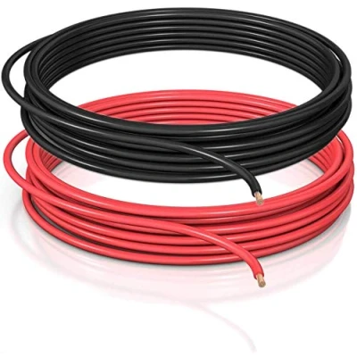 Abbildung von DCSk Fahrzeugleitung 1,5mm² 20m FLRY B asymmetrisch 1.5 mm² KFZ Kabel Litze Set Farbe rot/schwarz 1 5mm2