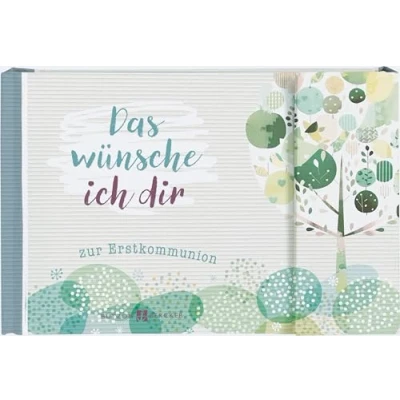 Abbildung von Geldgeschenk zur Erstkommunion Das wünsche ich dir Geldgeschenkbuch mit Magnetverschluss &amp; Kuvert Geschenkidee Segenswünschen Gutschein zum Ausfüllen