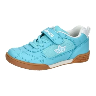 Abbildung von Lico Unisex Kinder Bernie V Hallenturnschuhe, Türkis Weiss, 31 EU