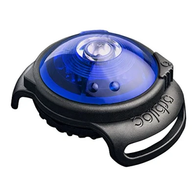 Abbildung von Orbiloc William Hunter Dog Dual Safety Light Hundelicht mit Befestigungsgummi, blau
