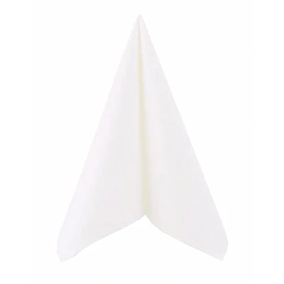 Abbildung von 50 APARTina Servietten stoffähnlich Airlaid UNI, Farbe:weiß, Größe:40x40 cm