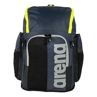Abbildung von arena Spiky III Schwimm Rucksack 45, Freizeit und Sportrucksack aus Wasserabweisendem Material, Gepolsterte Schulterpartie, Schulrucksack, 45 Liter