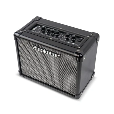 Abbildung von Blackstar ID Core 10 v4 Combo Verstärker für E Gitarre mit integrierten Effekten/Tuner und Line In/Streaming Eingang &amp; Direktaufnahme über USB C 1 Watt Leistungsreduzierung.