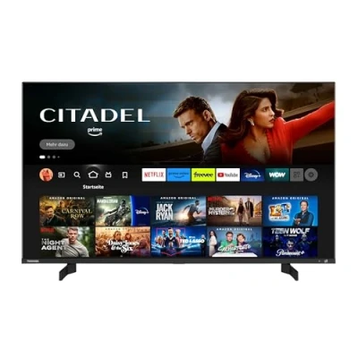 Abbildung von Toshiba 43QF5D63DA 43 Zoll QLED Fernseher/Fire TV (4K Ultra HD, HDR Dolby Vision, Smart TV, Triple Tuner, Alexa Built In, Bluetooth, Sound by Onkyo) [2023], schwarz