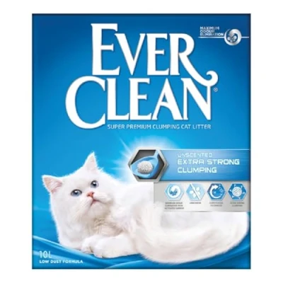 Abbildung von Ever Clean Extrastarkes klumpendes Katzenstreu, 10 Liter, duftstofffrei