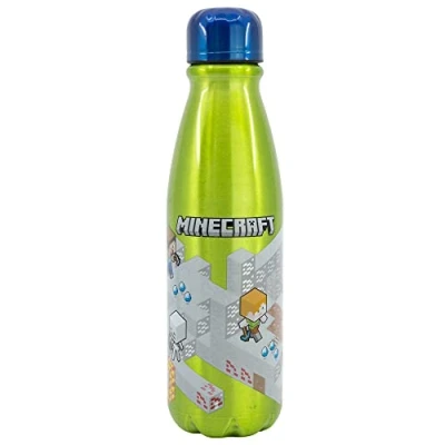Abbildung von Kinder Aluminium 600ml wiederverwendbare Wasserflasche Minecraft