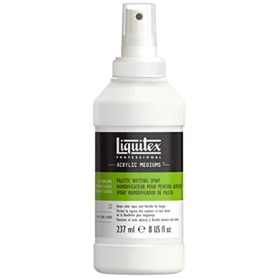 Abbildung von Liquitex Professional Acrylmedium, Acryl, Feuchtigkeitsmittel für Paletten 237ml, 237ml Feucht Spray, 237
