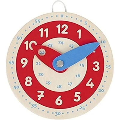 Abbildung von goki Lernuhr Learn to Tell The Time, 58485, gemischt, 10 cm